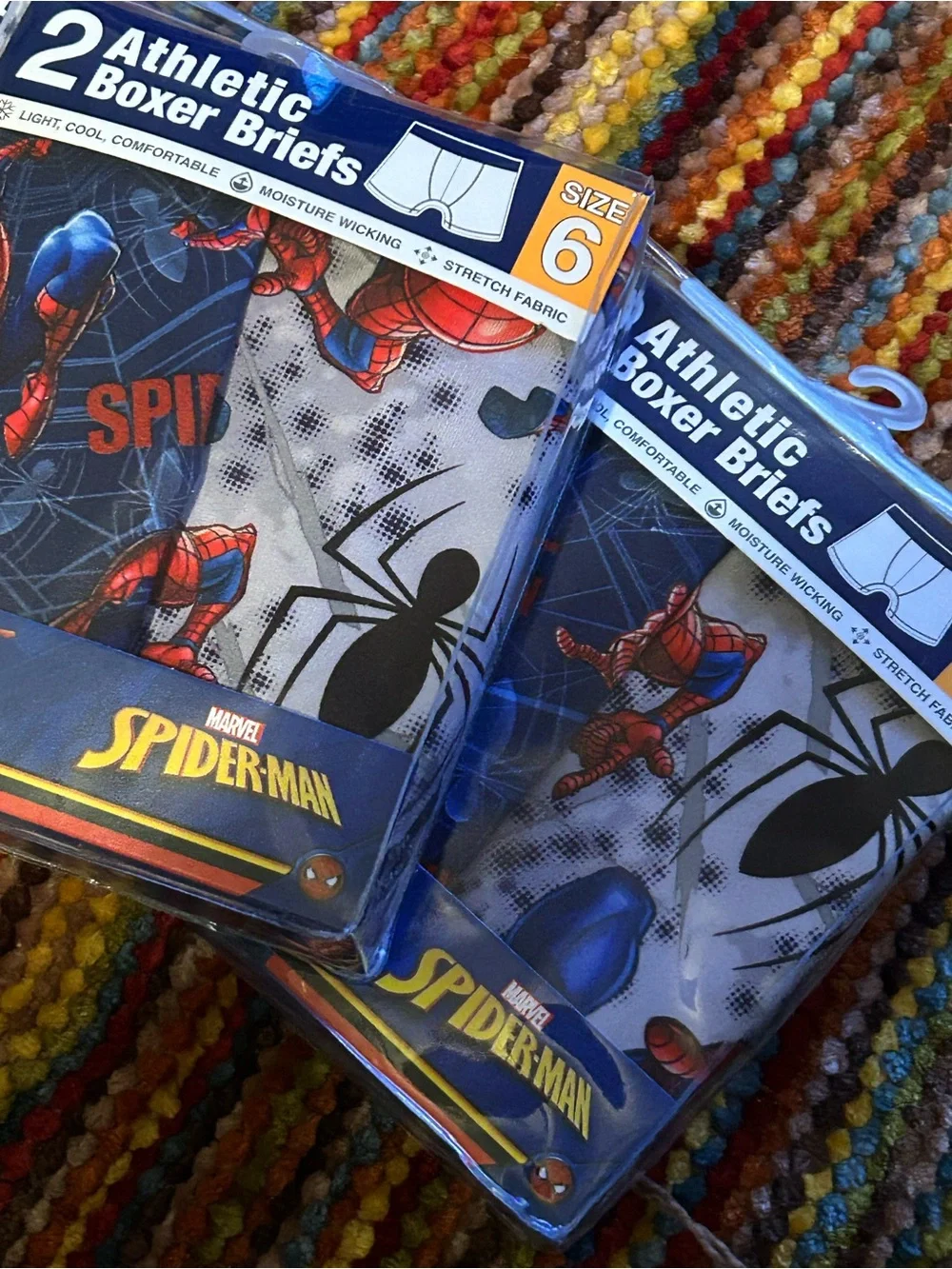 Marvel Spider-Man Boys' athletic Boxer Briefs size 6